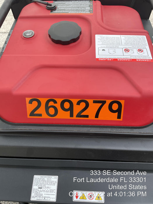 2022 Mi-T-M GEN-8000-IMM1E 7300W, (2) 120V Outlets, GFCI, Inverter