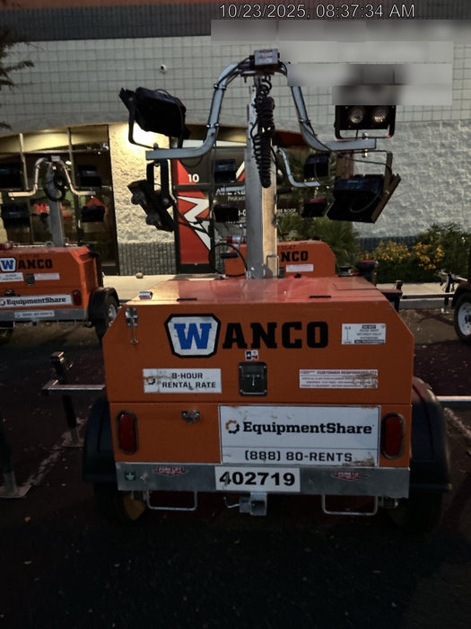 2024 Wanco WLTT-4MM4K Diesel, Deep Sea Controller, Shore Power Plug, Auto Start, (4) 350W LED Floodlights, 4kW Generator, 60 Gal Fuel Tank, 2" Ball, T3