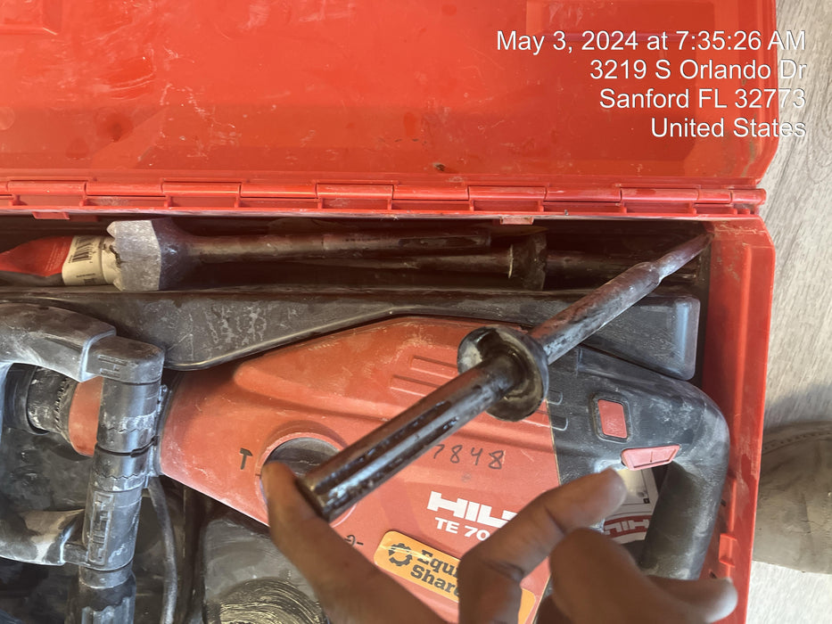 2020 HILTI TE 700-AVR