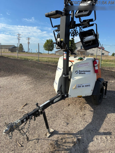 2024 Generac MLT2 Diesel, Flex Switch 120V Input, Powerzone Controller, 
(4) 320W LED Lights, 4kW Generator, 39.9 Gal Fuel Tank, 2" Ball, T3