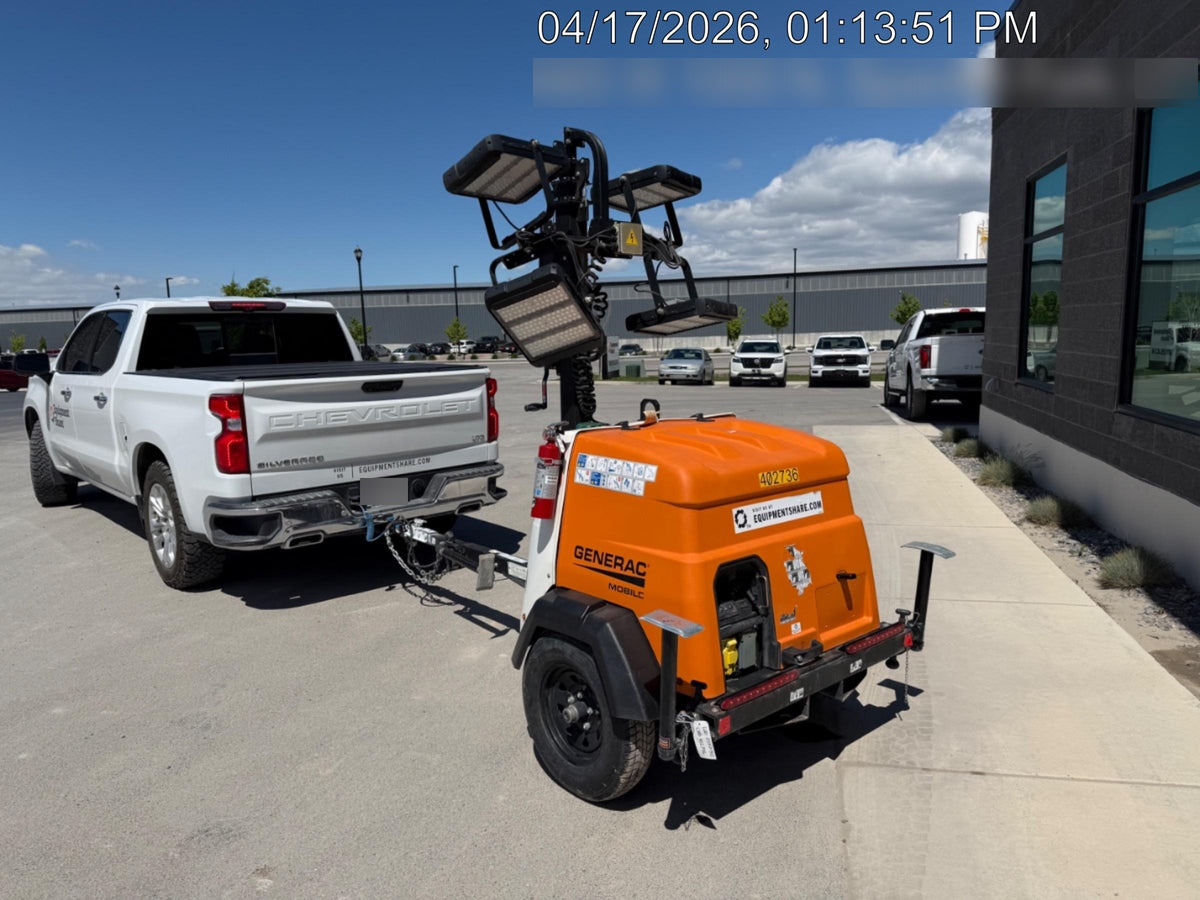 2024 Generac MLT2 Diesel, Flex Switch 120V Input, Powerzone Controller, 
(4) 320W LED Lights, 4kW Generator, 39.9 Gal Fuel Tank, 2" Ball, T3