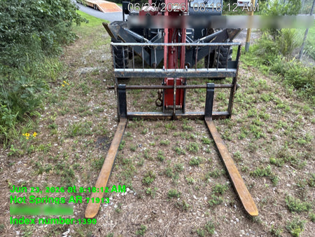 2018 Manitou MTA10055 Manitou MTA 10055 w/Open ROPS, Work Lights/Strobe, Aux Hyd, Solid Tires, Lift Hook, 66" Carriage, 60" Forks