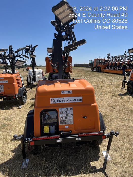 2024 Generac MLT2 Diesel, Flex Switch 120V Input, Powerzone Controller, 
(4) 320W LED Lights, 4kW Generator, 39.9 Gal Fuel Tank, 2" Ball, T3