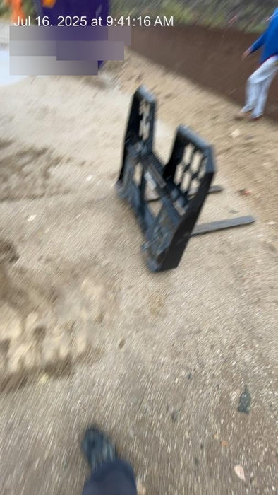 2021 FEMA 60" Skid Steer Forks FEMA