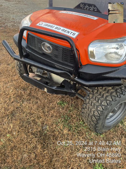 2022 Kubota RTV-X1140W-H Plastic Canopy, Windshield Acrylic Clear, LED Strobe Light, Wire Harness Kit, Back up Alarm