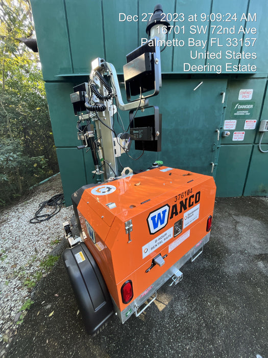 2023 Wanco WLTT-4MM4K Diesel, Deep Sea Controller, Shore Power Plug, Auto Start, (4) 350W LED Floodlights, 4kW Generator, 60 Gal Fuel Tank, 2" Ball, T3