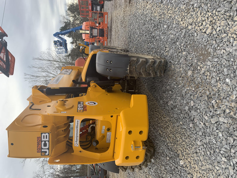 2020 JCB 510-56 Canopy, Solid Tires, Work Lights, Beacon, Aux Hydraulics, Back up Alarm, Lifting Eye, ES Decals