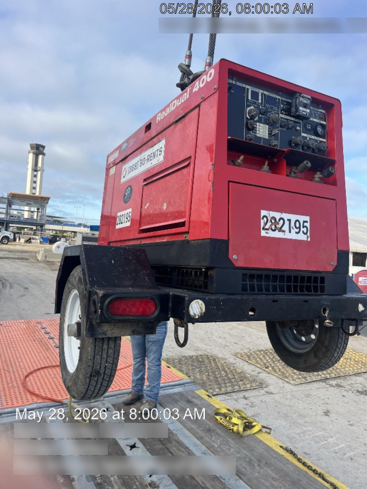 2022 Shindaiwa DGW400MDL Kubota D902 Engine, 23 HP, Dual Op Welder, Wire, Arc, Droop Stick, Tig, and CC Stick Functionality, Simulphase, 3 Phase and 1 Phase Gen Output, Single Axle NB Trlr, Slr Trckl Chrg 12V 12W, Fire Ext