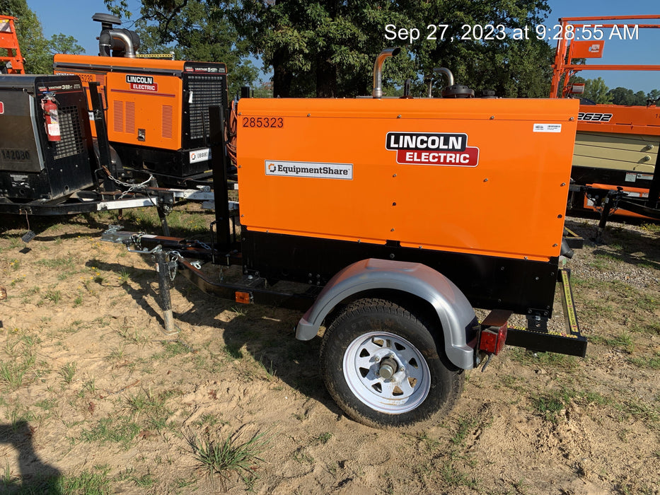 2022 Lincoln Electric LE400 Kubota V1505, Trlr, Cable Rack, Light Kit, ES Decals, T3