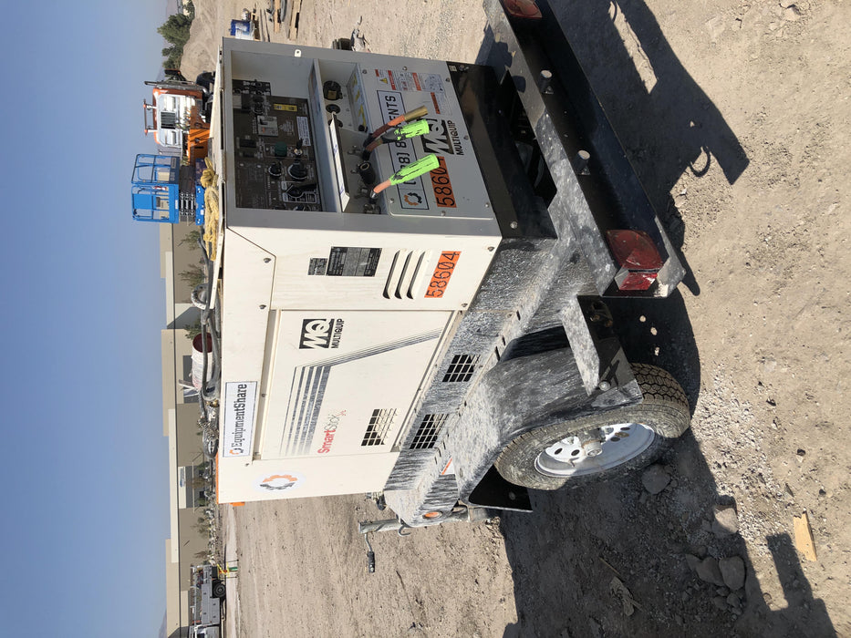 2020 Multiquip DLW400ESA4 400 amp Welder, 14kW, 120/240V, T4F Kubota, Trailer