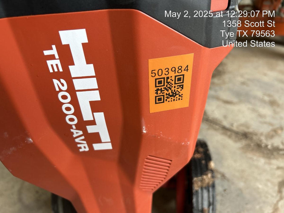 2025 HILTI TE 2000-AVR