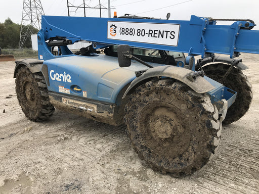 2019 Genie GTH-636 Cab/Heat/AC, Solid RT Tires, LED Work Lights, Beacon 60" QA Carriage, 48" Forks