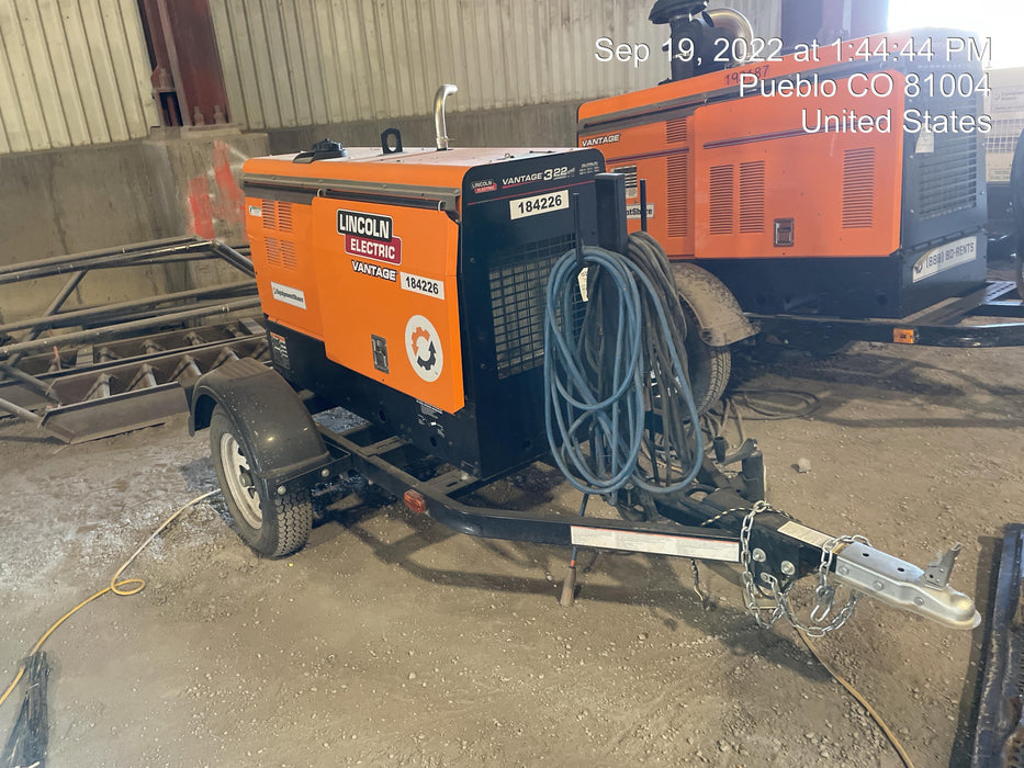 2021 Lincoln Electric Vantage 322 VANTAGE 322 READY-PAK 3