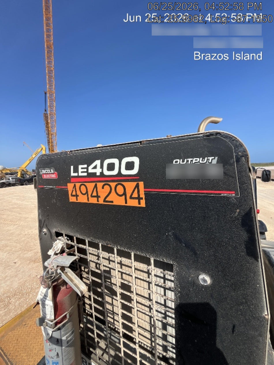 2025 Lincoln Electric LE400 Diesel, Kubota V1505, 22 HP, Trlr, Cable Rack, Light Kit, ES Decals, T3