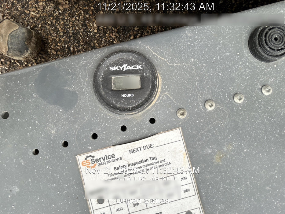 2018 Skyjack SJIII-3219 Skyjack SJIII3219 Scissor Lift w/Trojan Batteries
