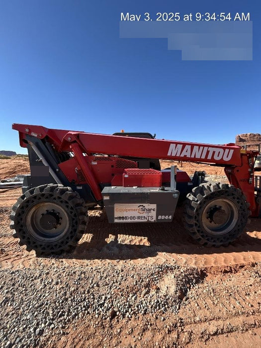 2019 Manitou MTA8044 MTA 8044 - 74 HP T4, Canopy, Worklights/Strobe, Beacon, 66" Carriage, 48" Forks, Solid Tires, Lift Hook, Aux Hydraulics