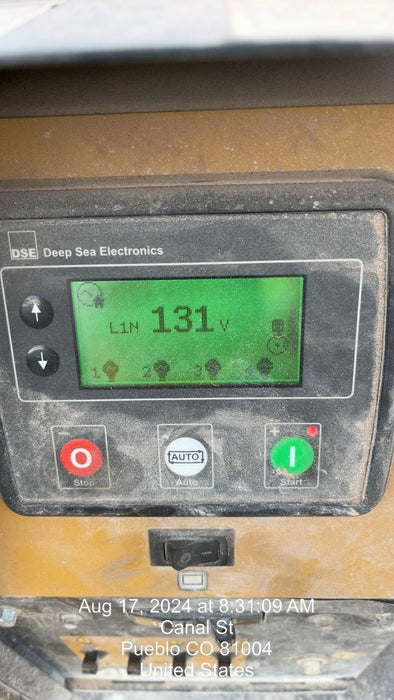 2022 Allmand NLV3GR (4) LED Light Fixture 350W, 23' Vertical Mast, 3kW Prime, Towable, ES Decals, T3