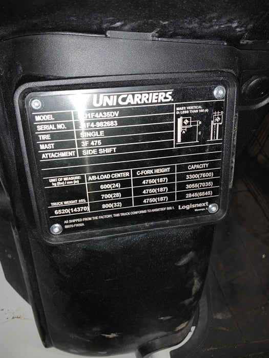 2021 UNICARRIER MJ1F4A35DV