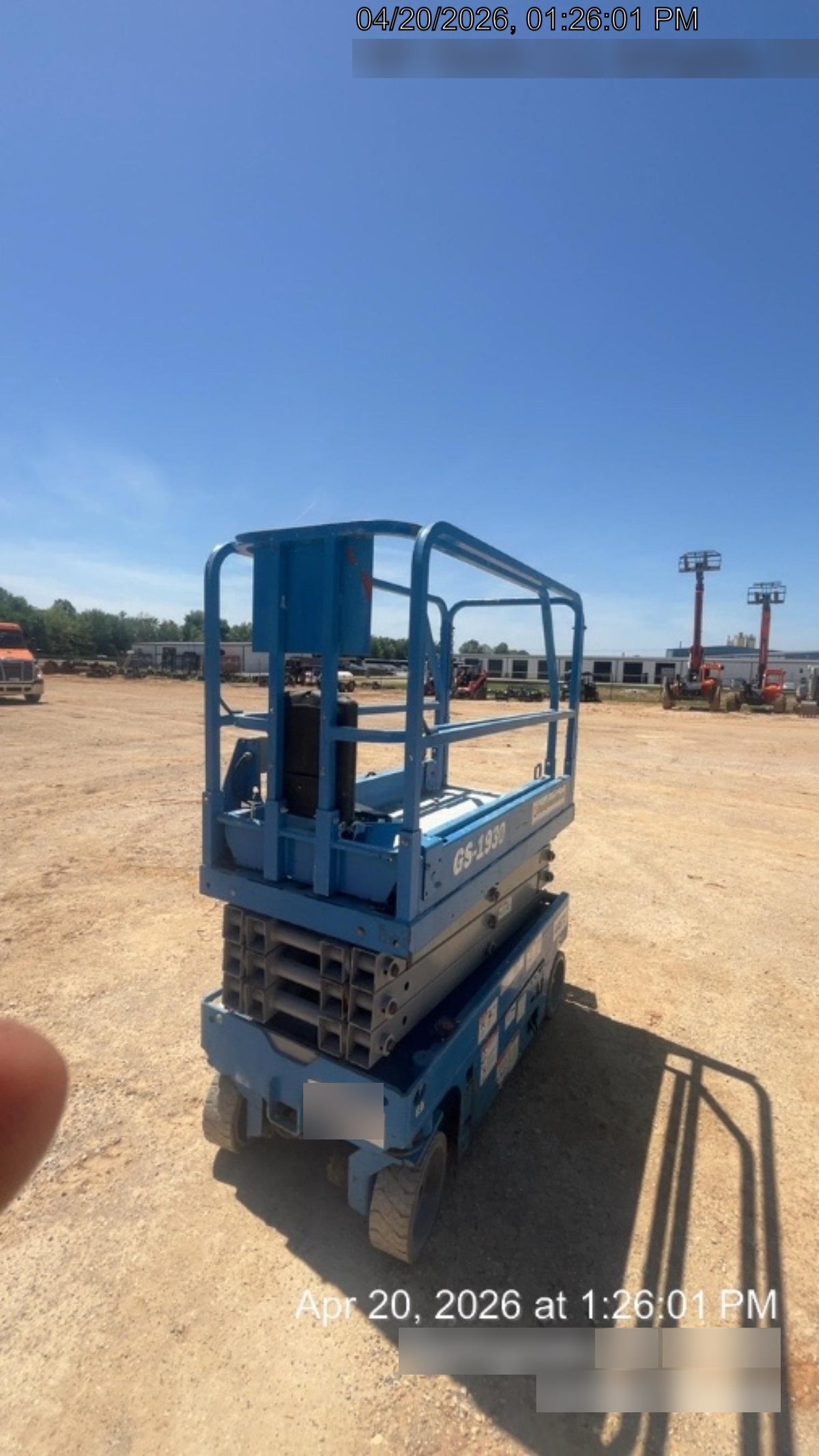 2019 Genie GS-1930 Fixed rails with chain Entry