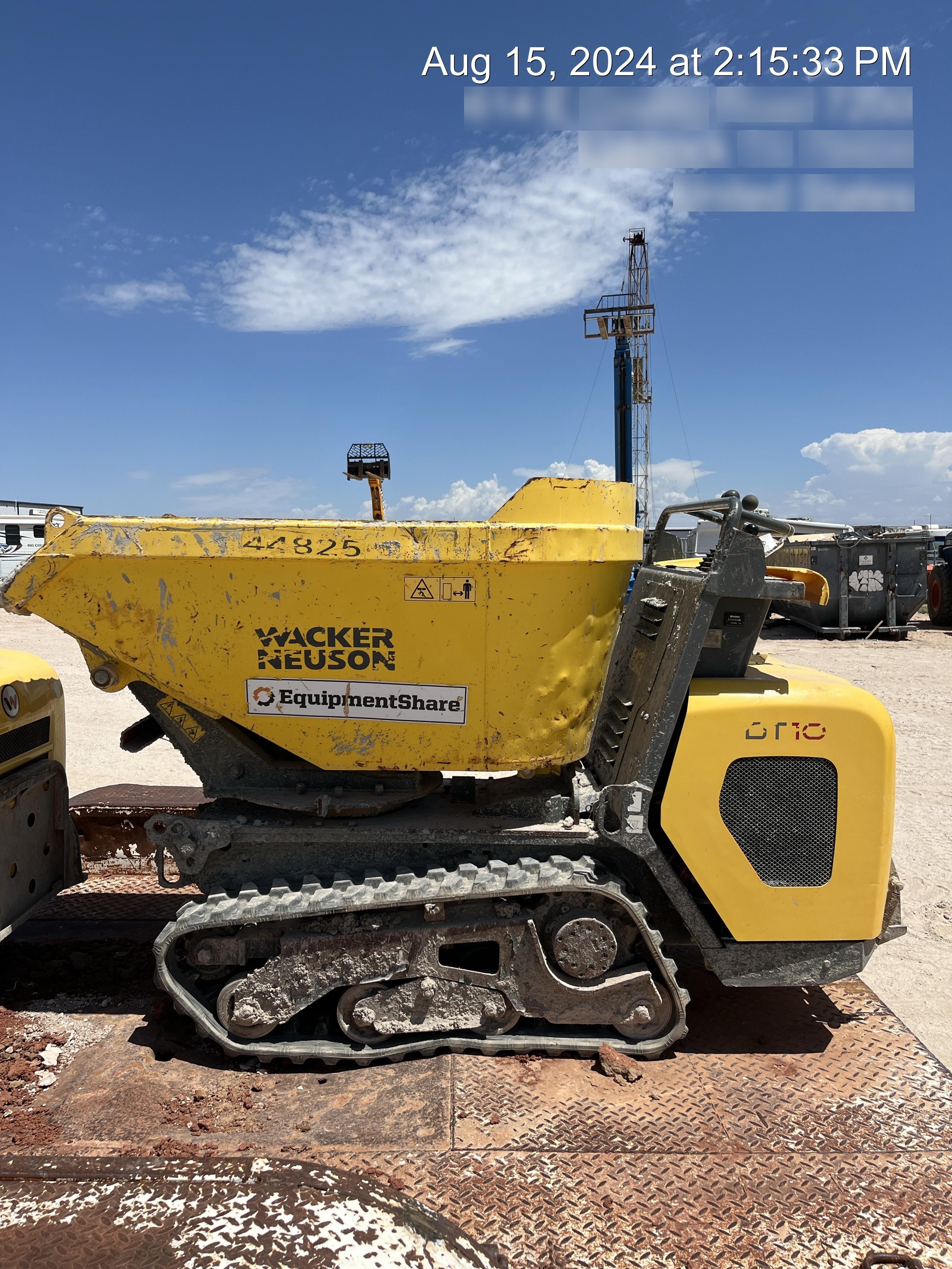 2019 WACKER NEUSON DT10