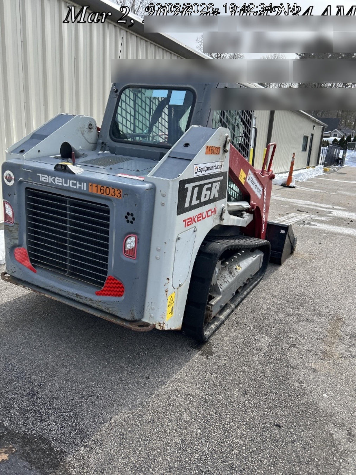 2020 Takeuchi TL6CR Cab/Heat/Air, Hydraulic QC