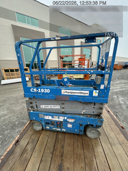 2019 Genie GS-1930 Fixed Rails with Chain Entry