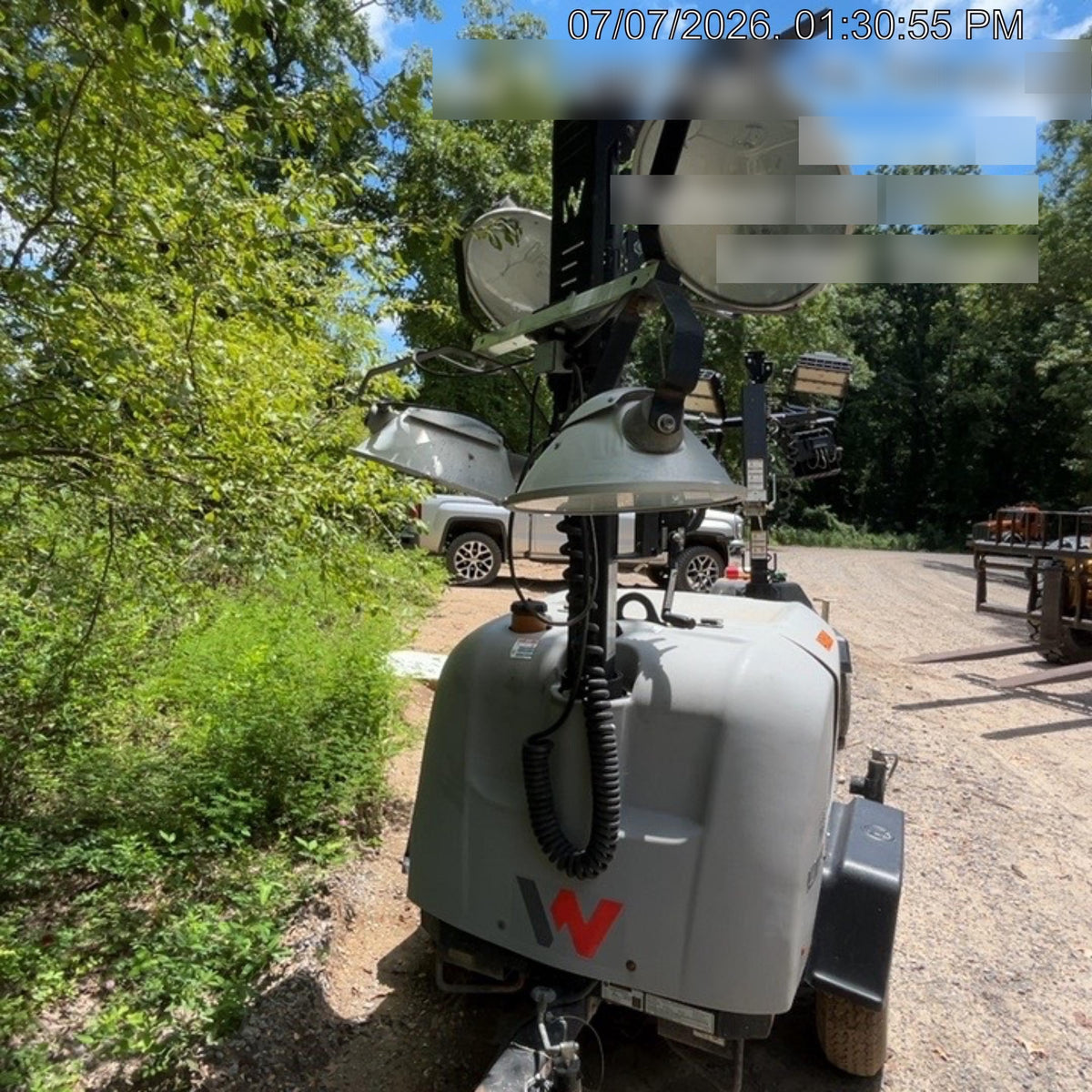 2019 Wacker Neuson LTV6L-MH Wacker Neuson LTV6L Mobile Light Tower w/Fuel Level Sensor Installed