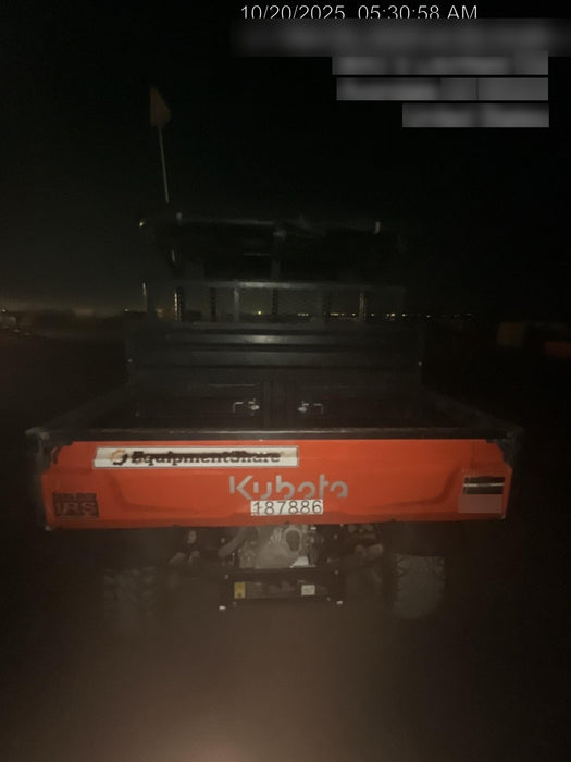 2021 Kubota RTV-X1140W-H Plastic Canopy, Windshield Acrylic Clear, LED Strobe Light, Wire Harness Kit, Back up Alarm