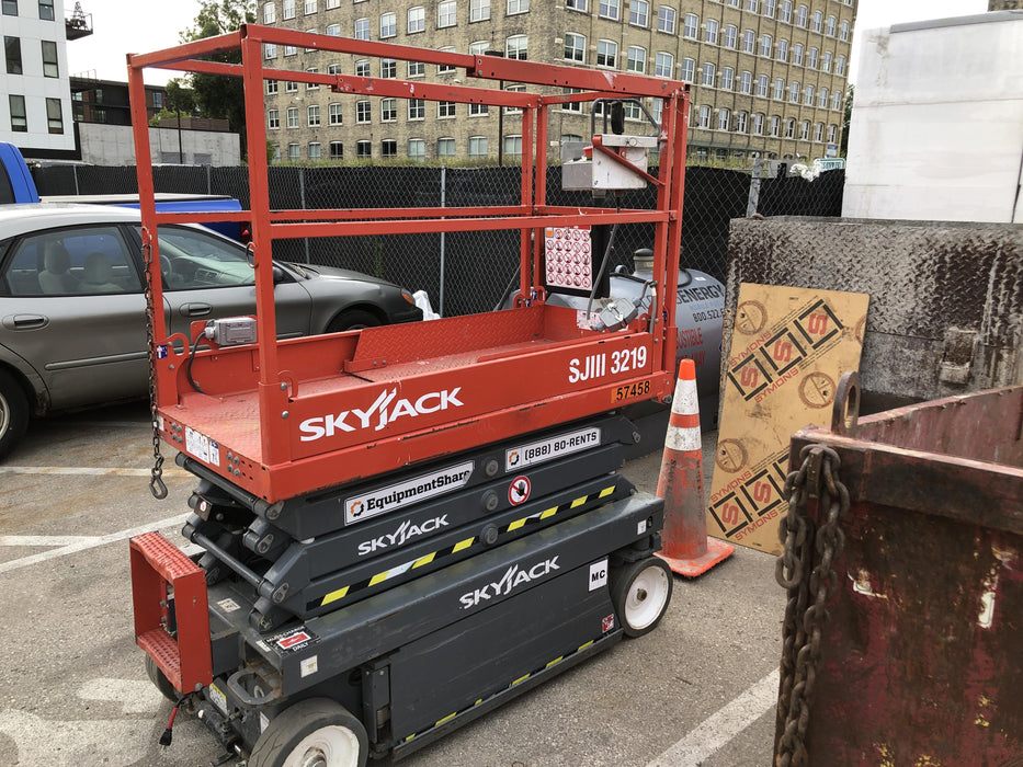 2018 Skyjack SJIII-3219 Standard Rental Specs