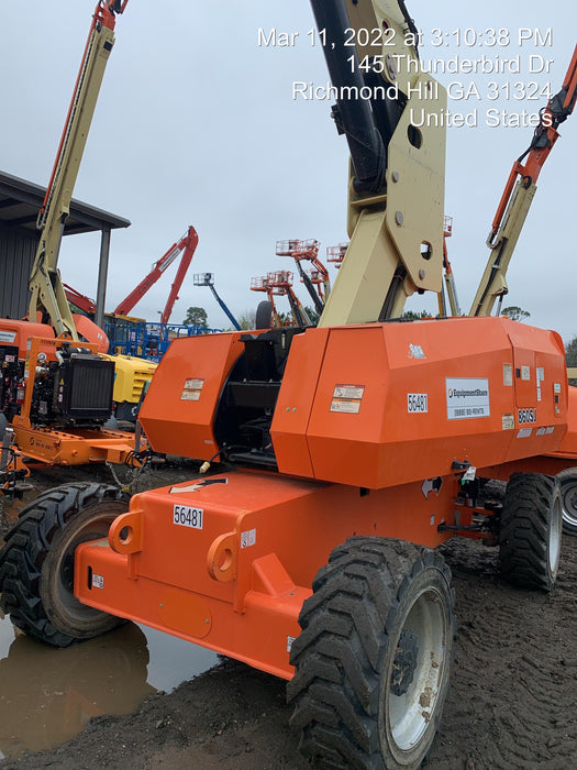 2020 JLG 860SJ Deutz Diesel Engine, FF Tires, Rotating Beacon, Panel Cradle Package