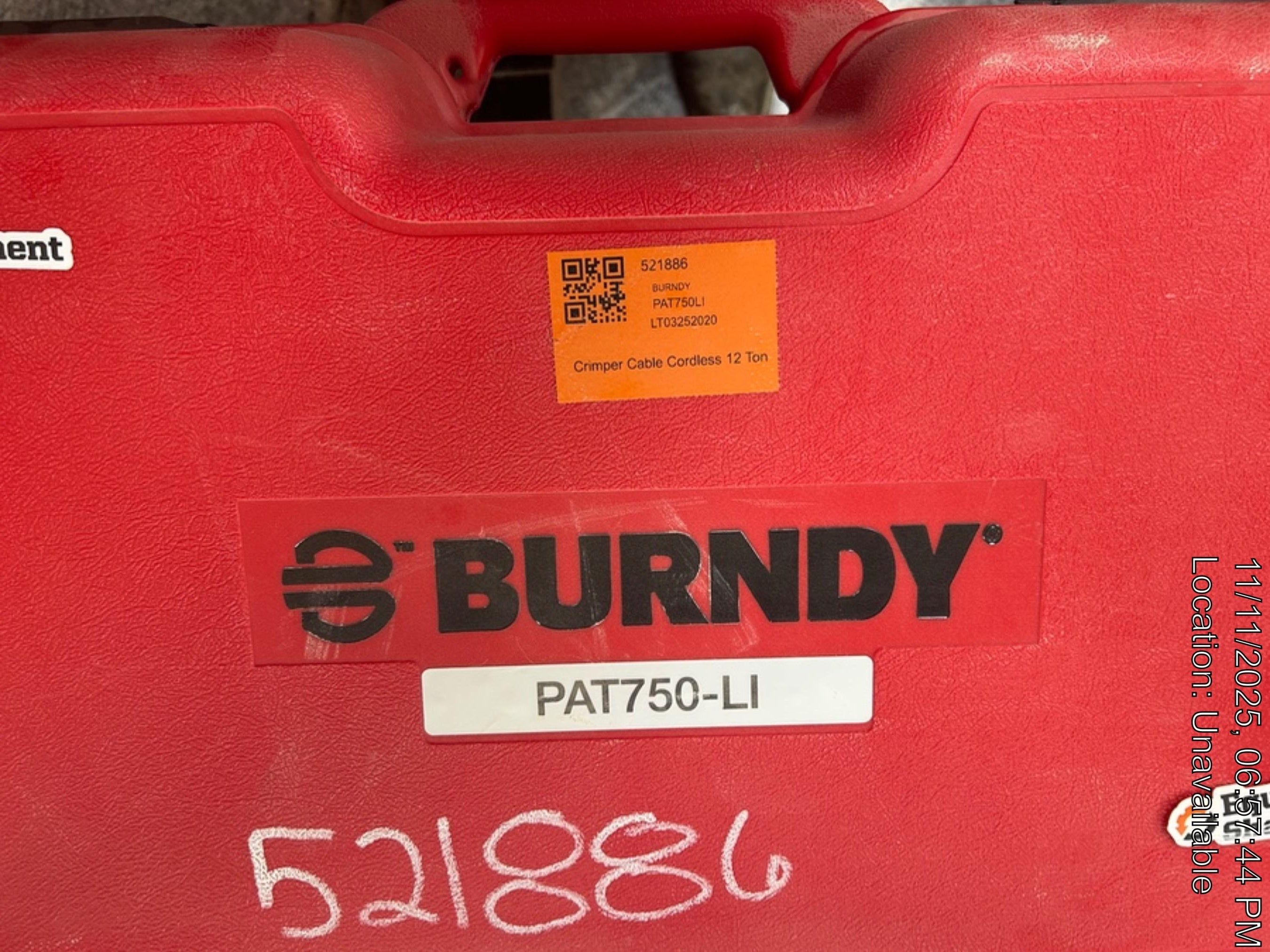 2025 BURNDY PAT750LI