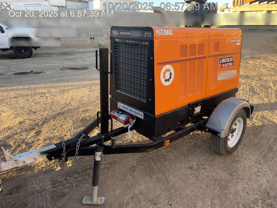 2022 Lincoln Electric Vantage 549X Crosslink Technology, Trailer Mounted, ES Decals, T3