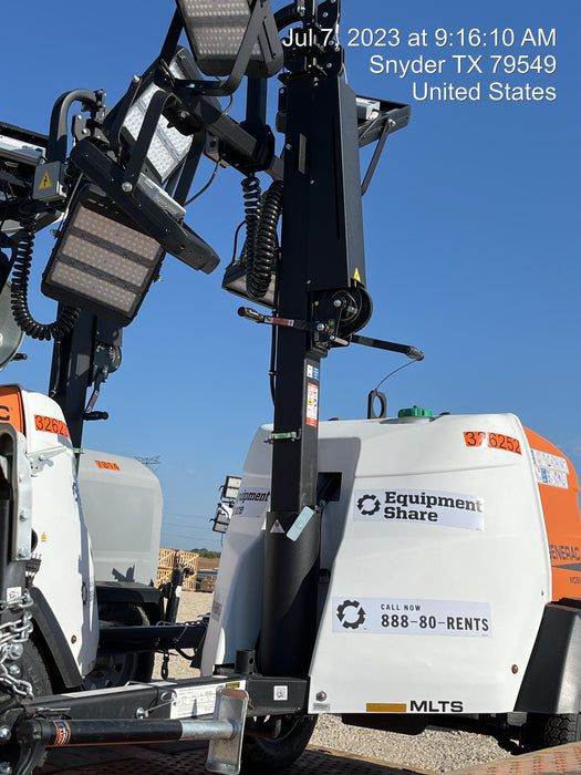 2023 Generac MLT2 Diesel, Flex Switch 120V Input, Powerzone Controller, (4) 320W LED Lights, 4kW Generator, 39.9 Gal Fuel Tank, 2" Ball, T3