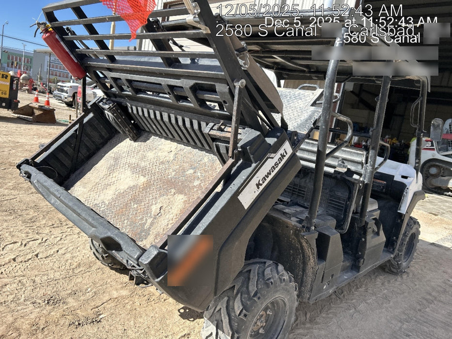 2018 Kawasaki MULE PRO-DX Kawasaki Mule 4x4 Diesel UTV w/Hard Top, No Windshield, No Doors, Beacon, Backup Alarm, ES Keypad/Hardware Installed