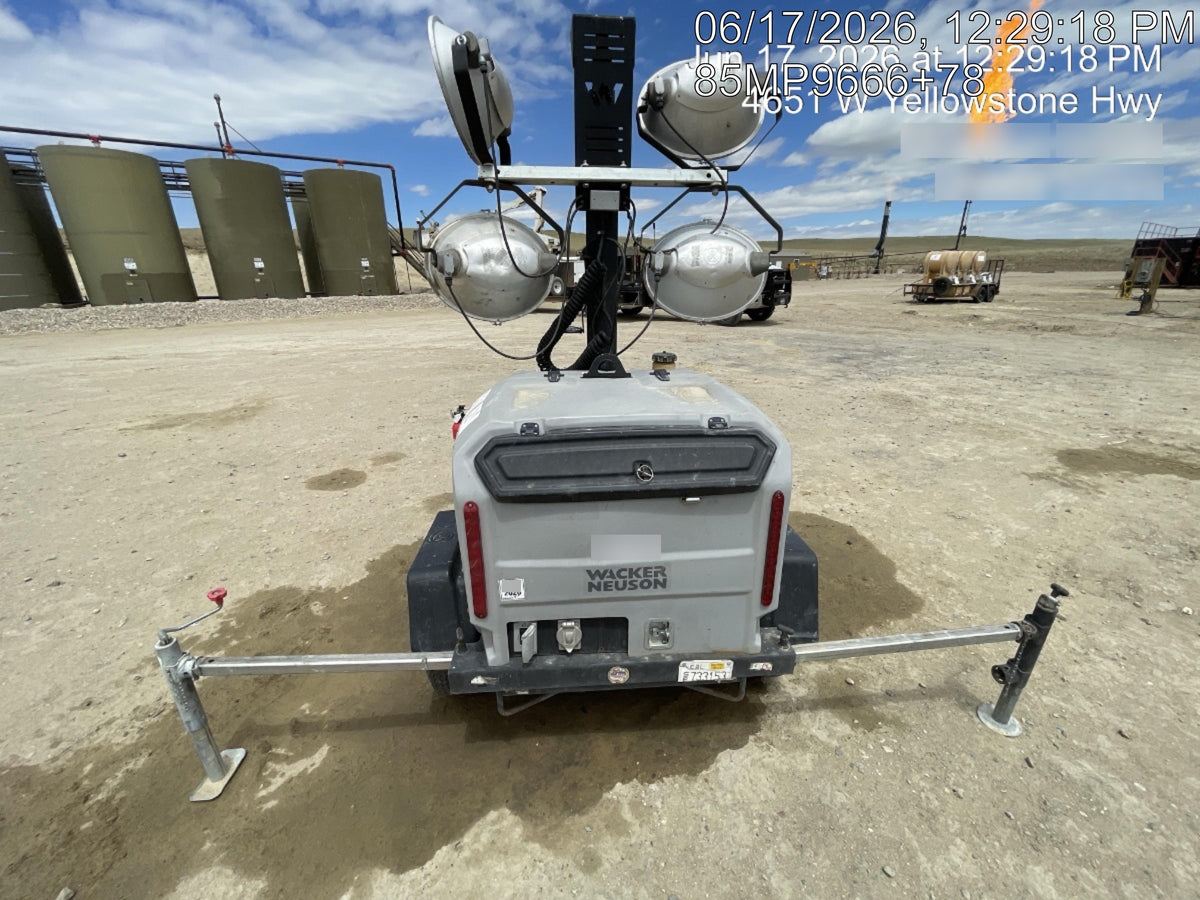 2019 Wacker Neuson LTV6L-MH Wacker Neuson LTV6L Mobile Light Tower w/Fuel Level Sensor Installed