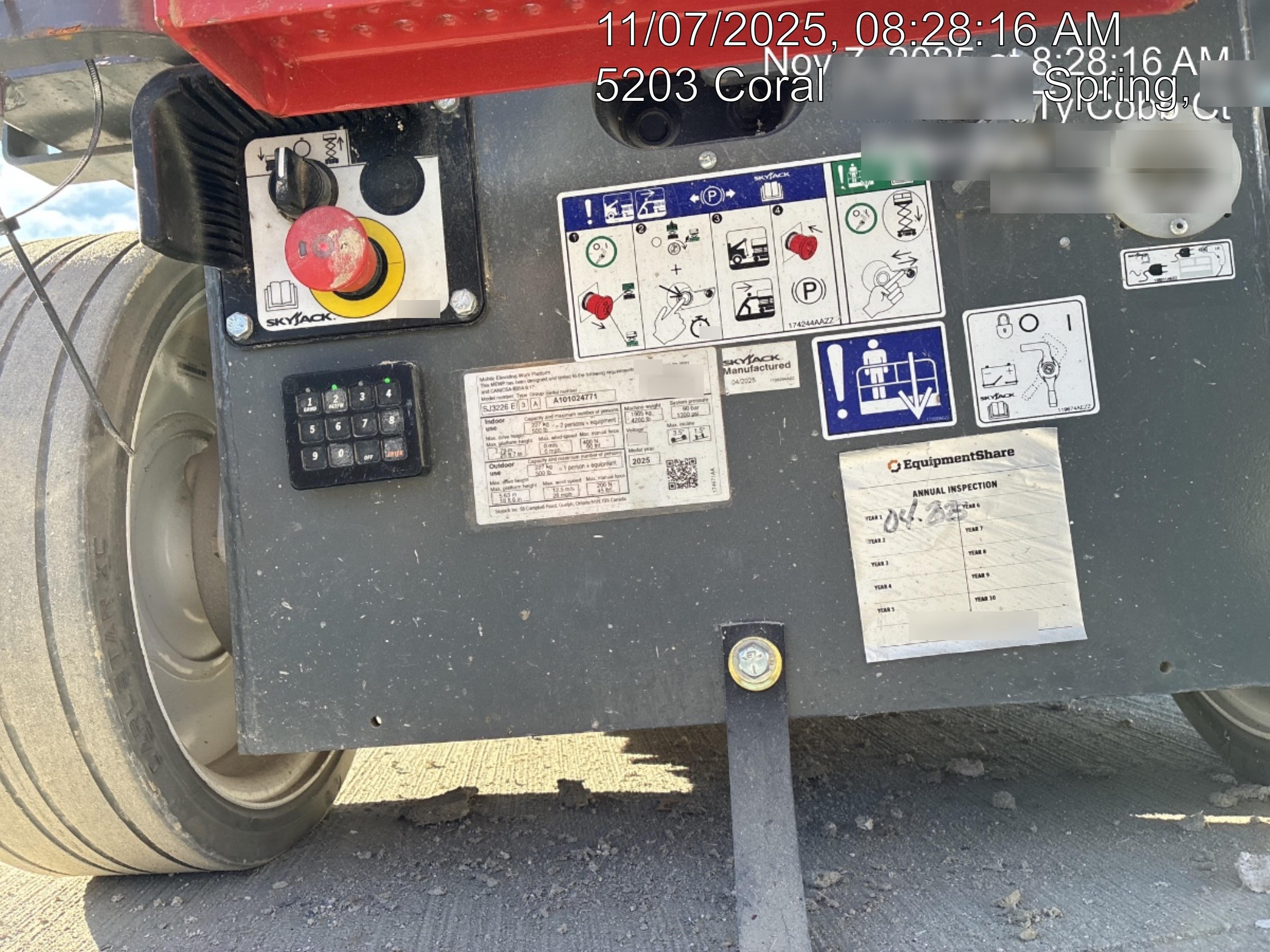 2025 SKYJACK SJ3226