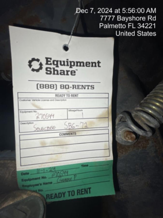 2022 SOLESBEE SBG-72