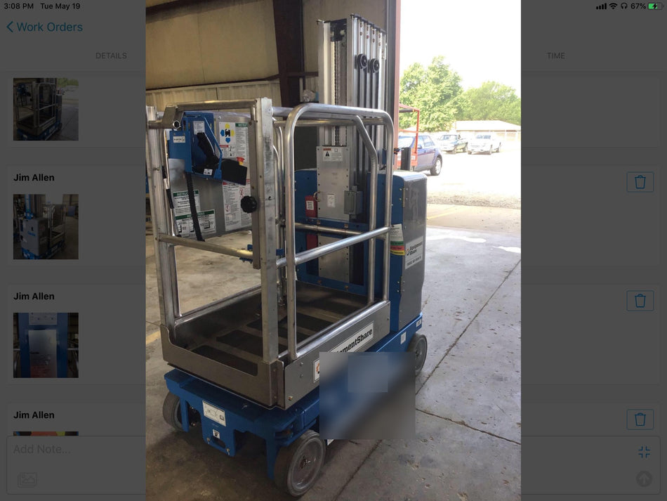 2019 GENIE GR-20