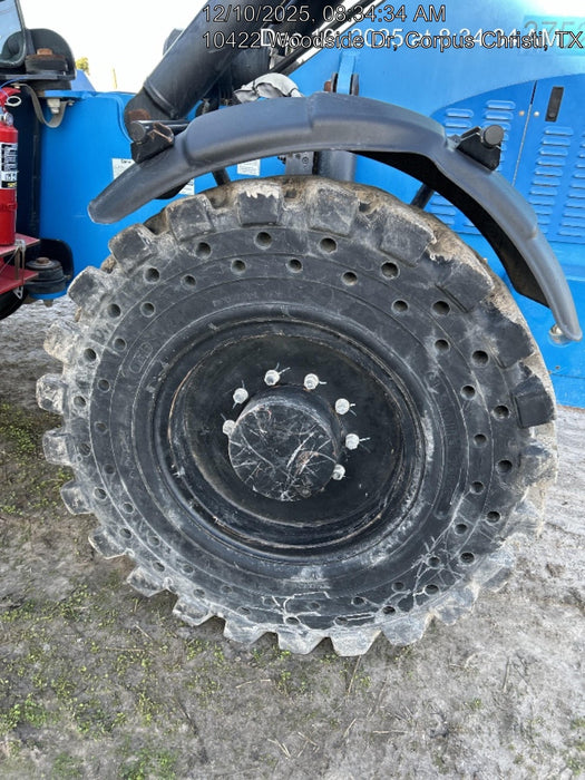 2019 Genie GTH-1056 Cab/Heat/AC, Solid RT Tires, LED Work Lights, Beacon 60" QA Carriage, 60" Forks