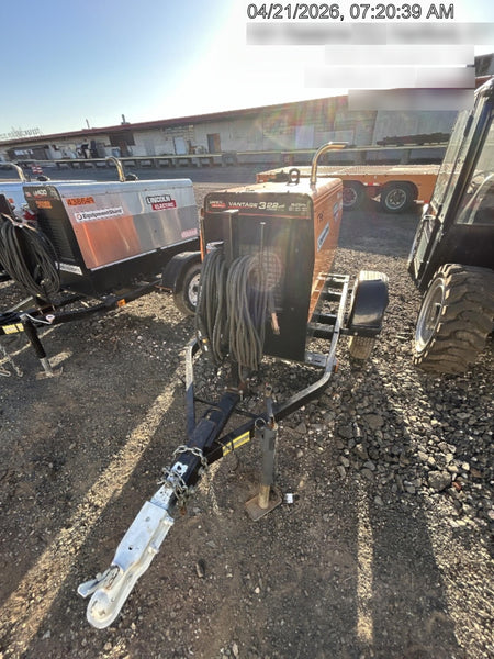 2021 Lincoln Electric Vantage 322 Vantage 322 Ready Pak 3 w/ Decals, ORANGE (includes trailer, cable rack, fender light kit) NO Telematics