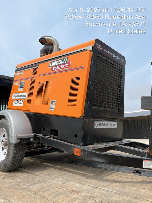 2022 Lincoln Electric Vantage 549X Crosslink Technology, Trailer Mounted, ES Decals, T3