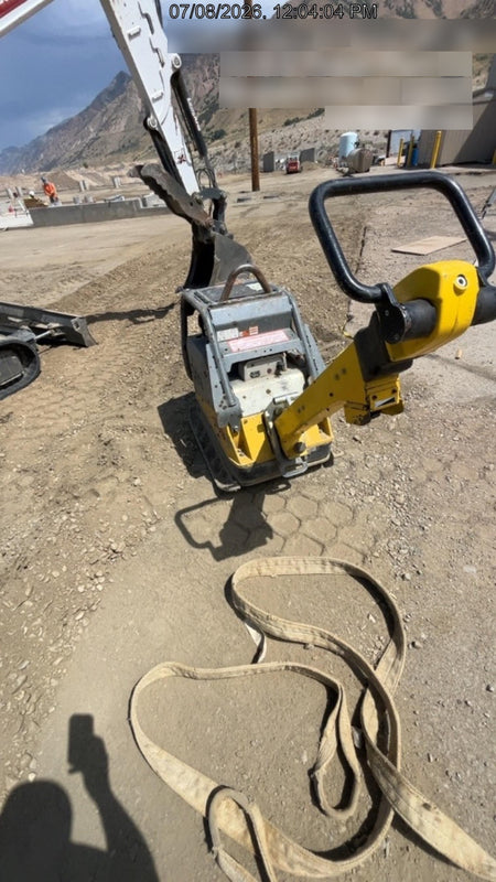 2024 Wacker Neuson DPU6555Heh Hatz Diesel, Reversible Plate Compactor, electric start