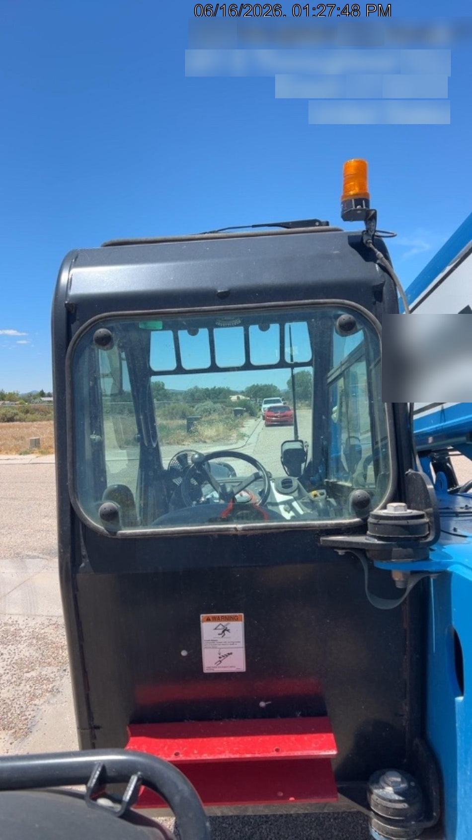 2020 Genie GTH-636 Cab/Heat/Air, Solid Tires, Work Lights, Beacon, Aux Hydraulics, Back up Alarm