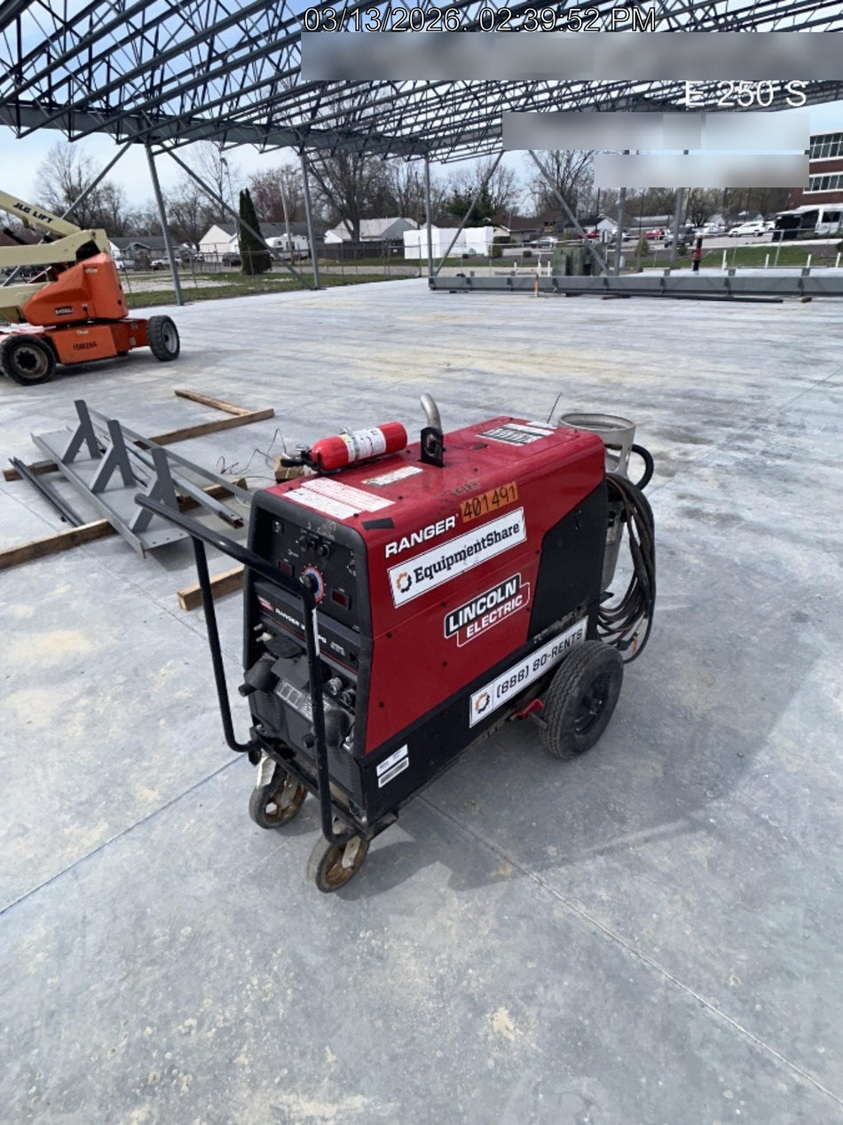 2024 Lincoln Electric Ranger 305 LPG Ranger 305 LPG, Undercarriage, Tank Holder & Strap, 10kw AC Gen, 25hp Kohler LPG Eng