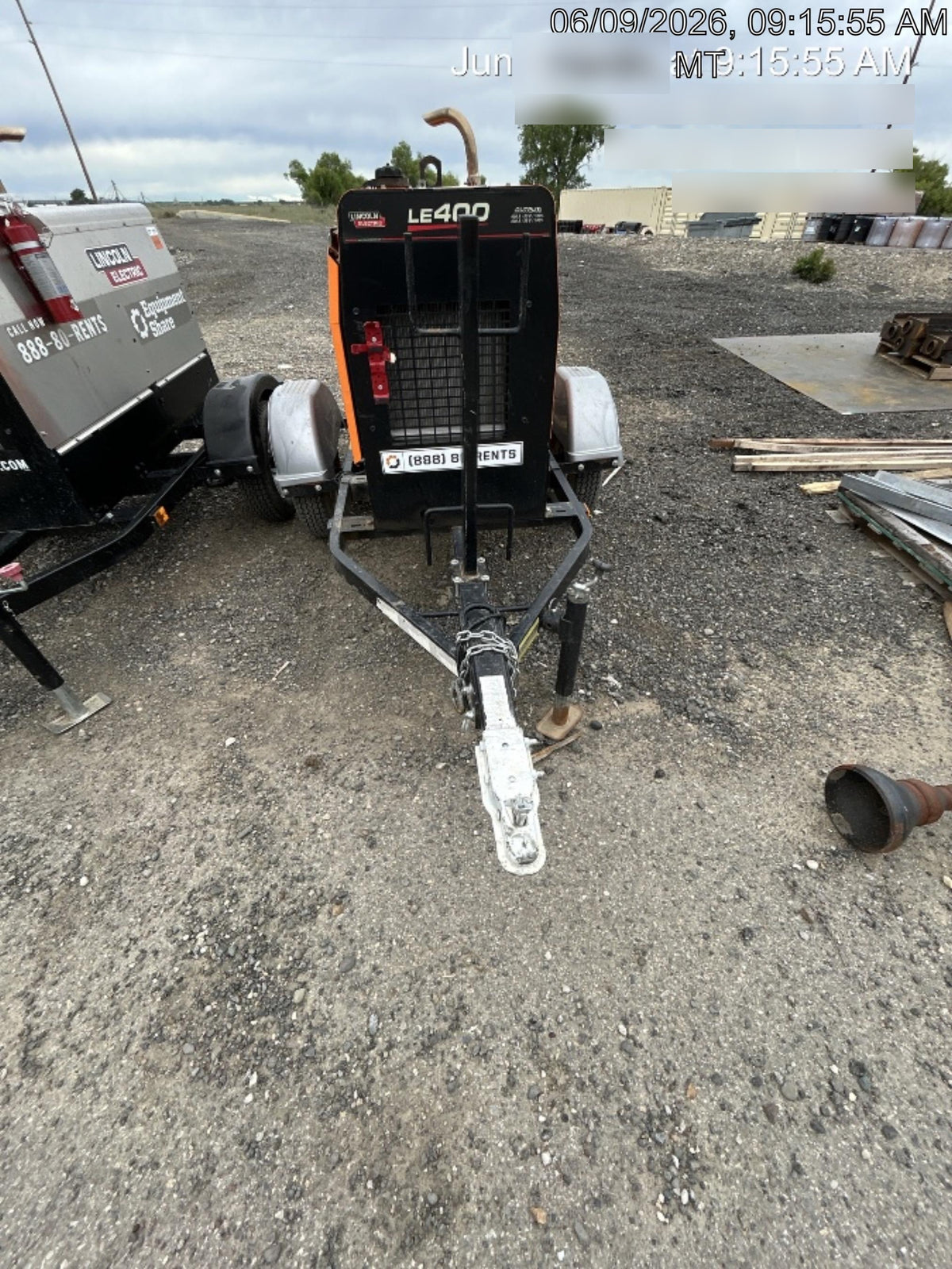 2022 Lincoln Electric LE400 Kubota V1505, Trlr, Cable Rack, Light Kit, ES Decals, T3