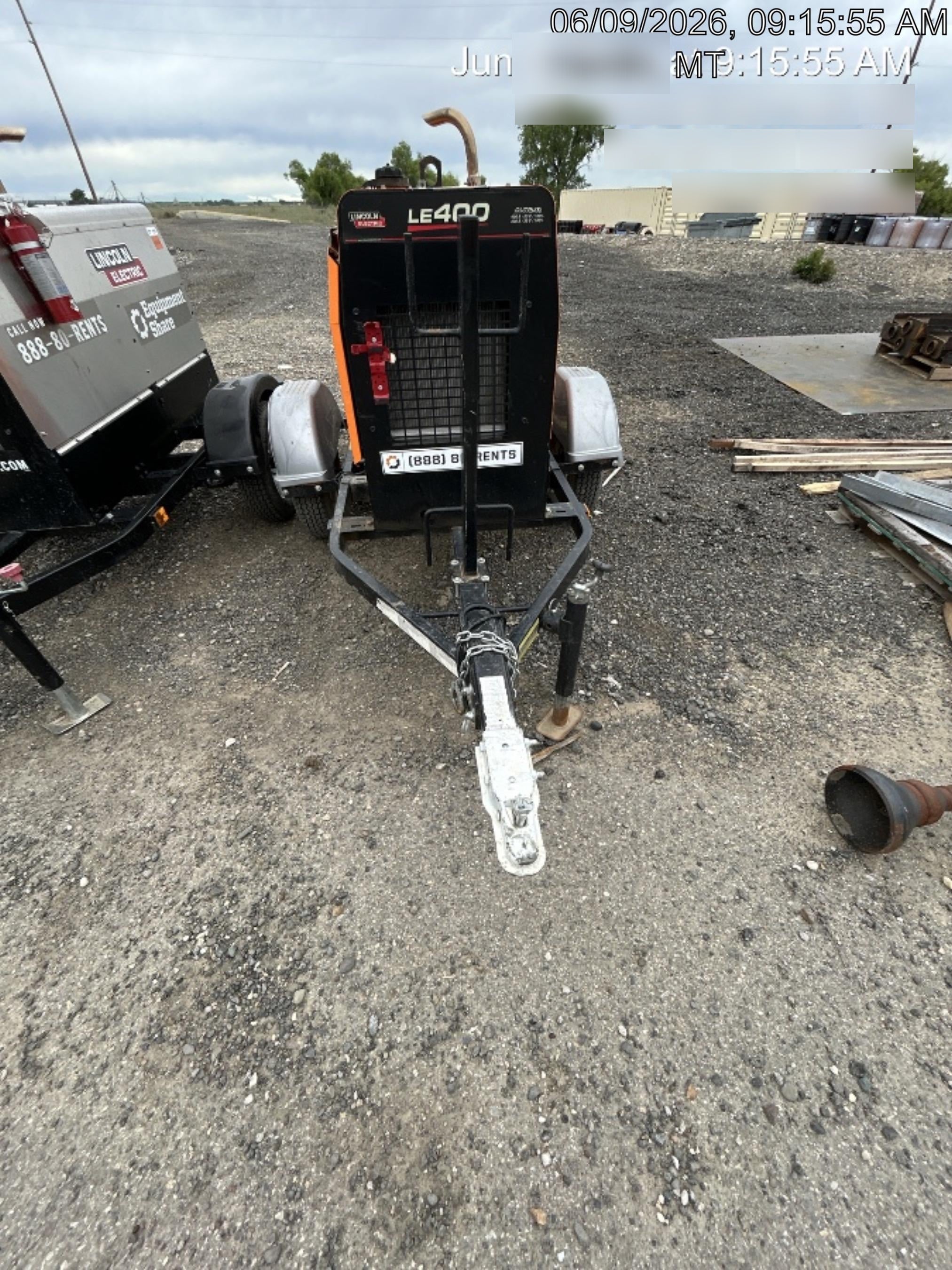 2022 Lincoln Electric LE400 Kubota V1505, Trlr, Cable Rack, Light Kit, ES Decals, T3