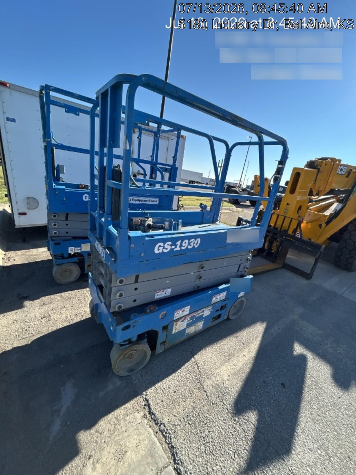 2019 Genie GS-1930 Fixed rails with chain Entry