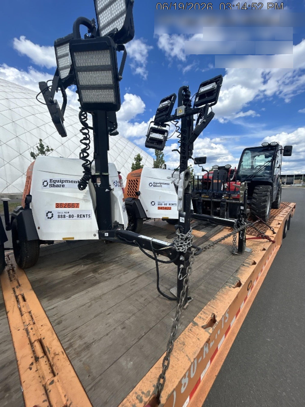 2023 Generac MLT2 Diesel, Flex Switch 120V Input, Powerzone Controller, (4) 320W LED Lights, 4kW Generator, 39.9 Gal Fuel Tank, 2" Ball, T3