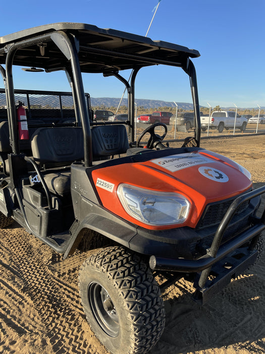2022 Kubota RTV-X1140W-H Plastic Canopy, Windshield Acrylic Clear, LED Strobe Light, Wire Harness Kit, Back up Alarm