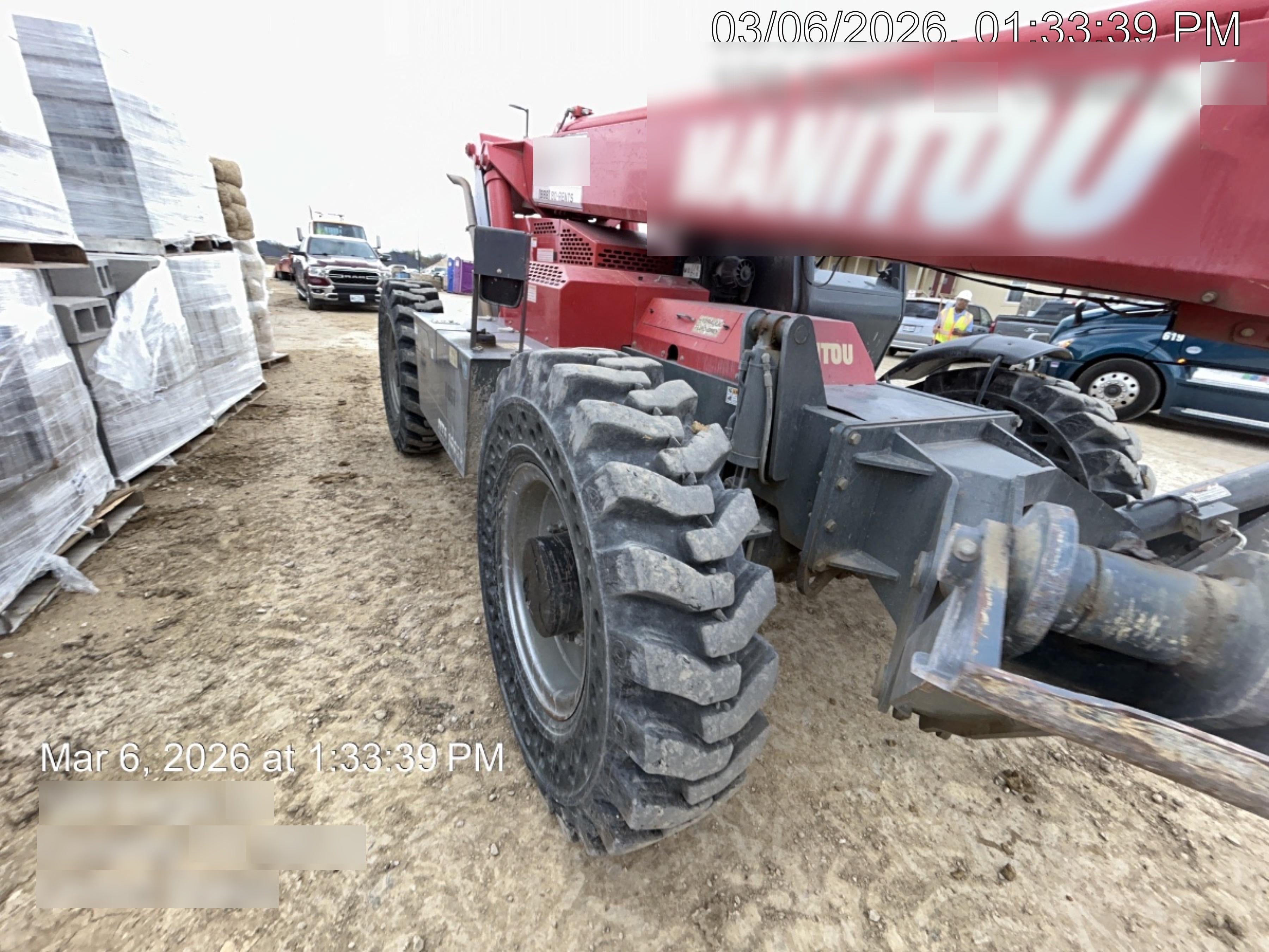2018 Manitou MTA10055 Manitou MTA10055 - Canopy, Worklights, Beacon, 66" Carriage, 60" Forks, Solid Tires, Aux Hydraulics